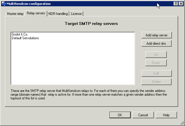 MultiSendcon Relay Servers Configuration - click for full size